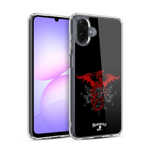 Alchemy Gothic Dragon Draco Rosa Soft Gel Case for Samsung Galaxy A07 4G
