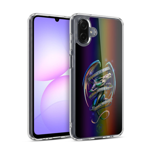 Anne Stokes Dragon Fantasy Survive The Reality Soft Gel Case for Samsung Galaxy A07 4G