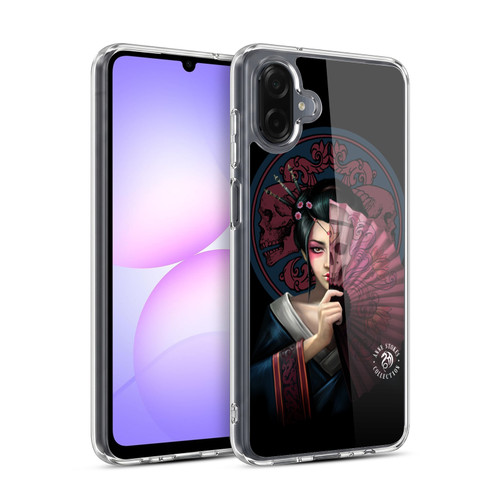 Anne Stokes Oriental Skull Geisha Soft Gel Case for Samsung Galaxy A07 4G