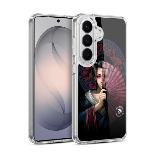 Anne Stokes Oriental Skull Geisha Soft Gel Case for Samsung Galaxy S26