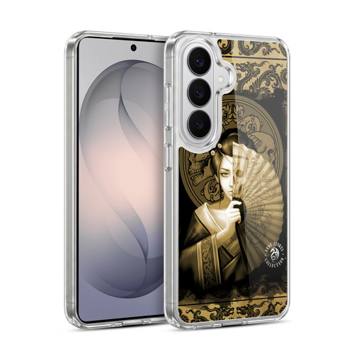 Anne Stokes Oriental Skull Geisha Sepia Soft Gel Case for Samsung Galaxy S26 Plus