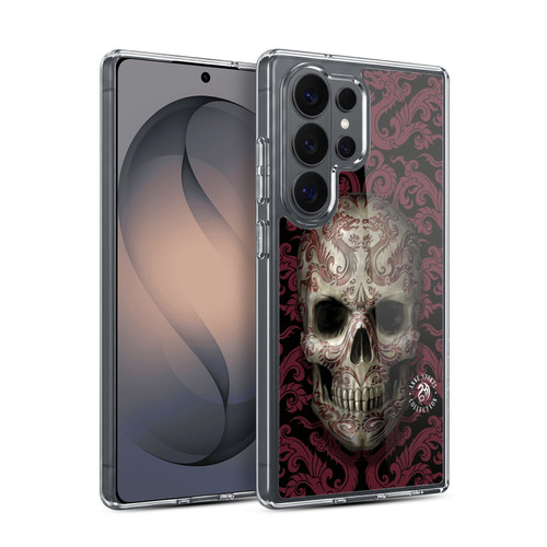 Anne Stokes Oriental Skull Dragon Swirl Pattern Soft Gel Case for Samsung Galaxy S26 Ultra