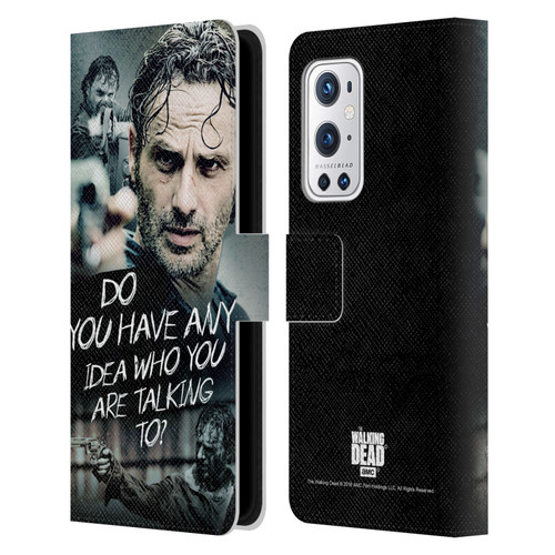 AMC The Walking Dead Rick Grimes Legacy Question Leather Book Wallet Case Cover For OnePlus 9 Pro