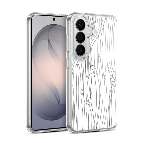 Head Case Designs Black And White Doodle Patterns Seaweeds Soft Gel Case for Samsung Galaxy S26