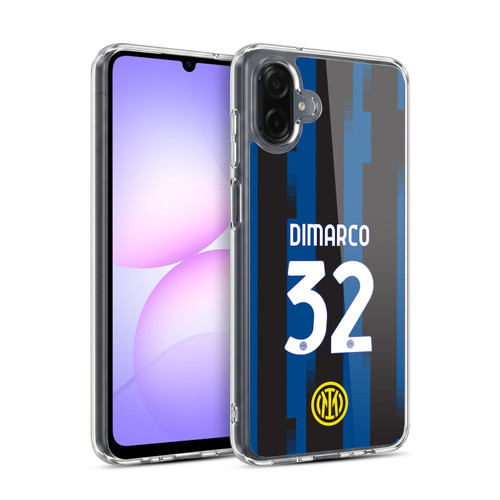 Fc Internazionale Milano 2023/24 Players Home Kit Federico Dimarco Soft Gel Case for Samsung Galaxy A07 4G