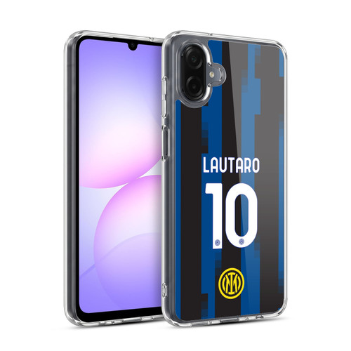 Fc Internazionale Milano 2023/24 Players Home Kit Lautaro Martínez Soft Gel Case for Samsung Galaxy A07 4G