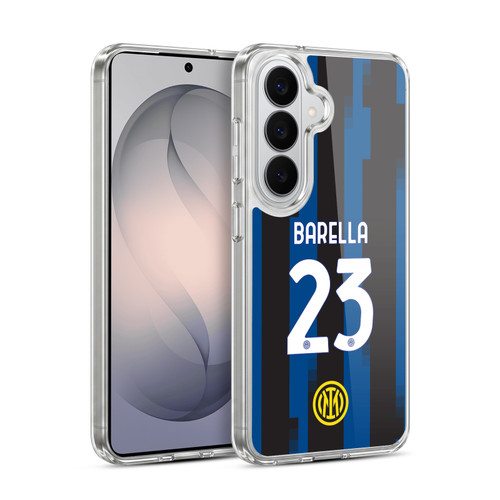 Fc Internazionale Milano 2023/24 Players Home Kit Nicolò Barella Soft Gel Case for Samsung Galaxy S26