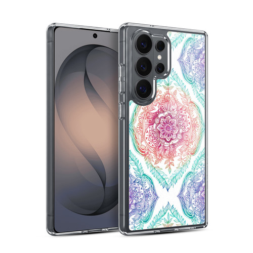 Micklyn Le Feuvre Floral Patterns Indian Ink Rainbow Version Soft Gel Case for Samsung Galaxy S26 Ultra