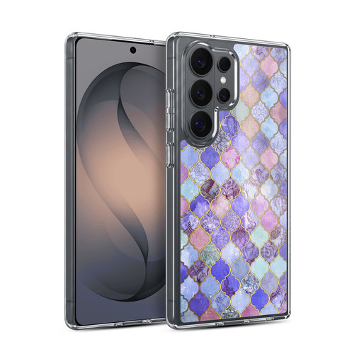 Micklyn Le Feuvre Moroccan Decorative Purple Soft Gel Case for Samsung Galaxy S26 Ultra