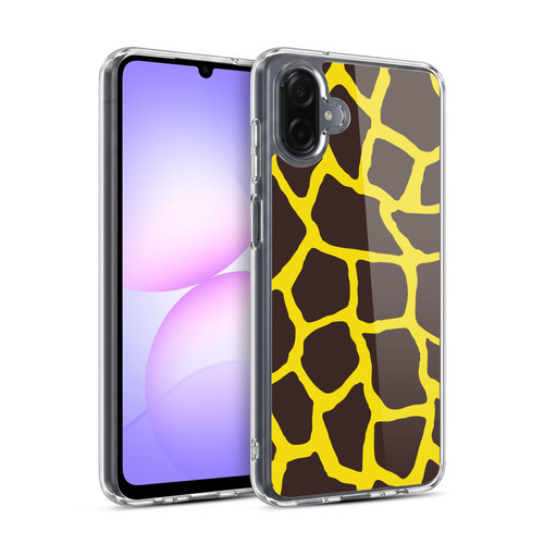 Head Case Designs Mad Print 2 Giraffe Soft Gel Case for Samsung Galaxy A07 4G