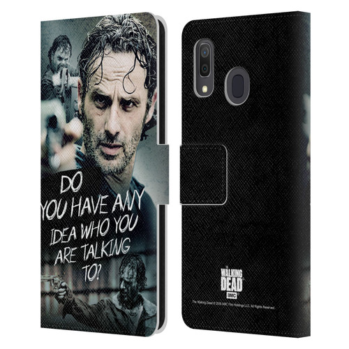 AMC The Walking Dead Rick Grimes Legacy Question Leather Book Wallet Case Cover For Samsung Galaxy A33 5G (2022)