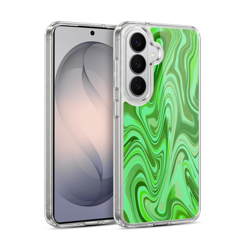 Suzan Lind Marble Light Green Soft Gel Case for Samsung Galaxy S26 Plus