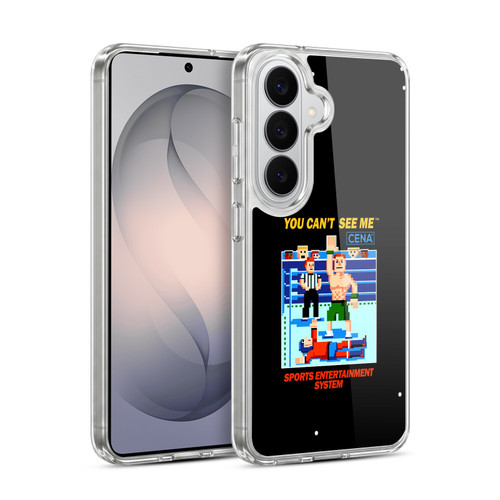 WWE 2017/18 Superstars John Cena 8-Bit Retro Soft Gel Case for Samsung Galaxy S26