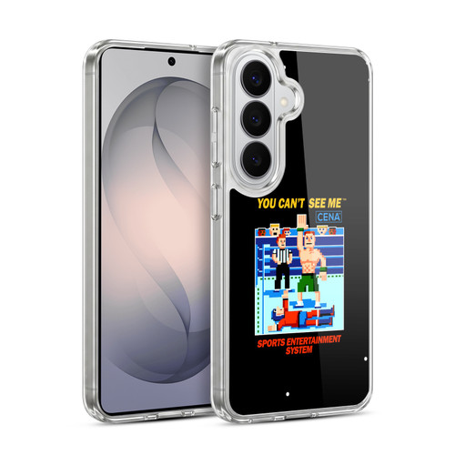 WWE 2017/18 Superstars John Cena 8-Bit Retro Soft Gel Case for Samsung Galaxy S26 Plus