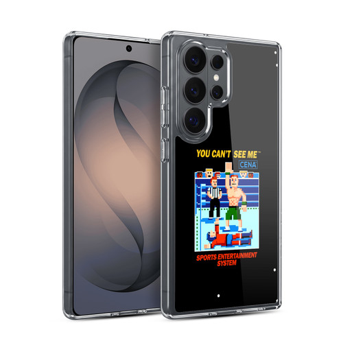 WWE 2017/18 Superstars John Cena 8-Bit Retro Soft Gel Case for Samsung Galaxy S26 Ultra