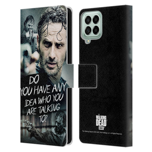 AMC The Walking Dead Rick Grimes Legacy Question Leather Book Wallet Case Cover For Samsung Galaxy M33 (2022)