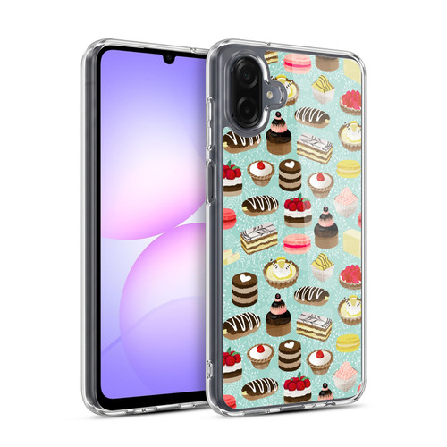 Andrea Lauren Design Food Pattern Desserts Soft Gel Case for Samsung Galaxy A07 4G