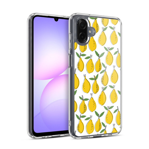 Andrea Lauren Design Food Pattern Lemons Soft Gel Case for Samsung Galaxy A07 4G