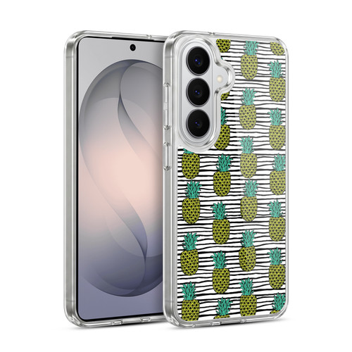 Andrea Lauren Design Food Pattern Pineapples Soft Gel Case for Samsung Galaxy S26