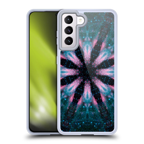 Aimee Stewart Mandala Floral Galaxy Soft Gel Case for Samsung Galaxy S21 5G