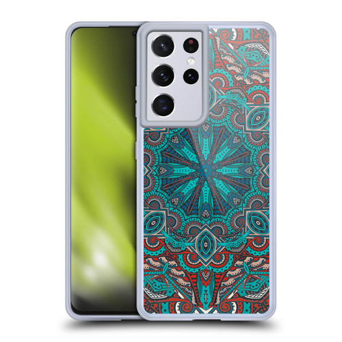 Aimee Stewart Mandala Moroccan Sea Soft Gel Case for Samsung Galaxy S21 Ultra 5G