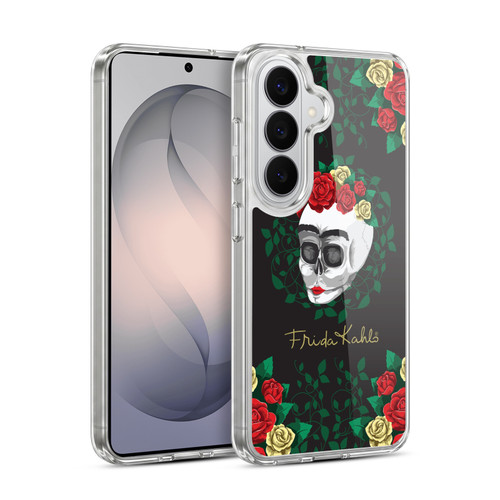 Frida Kahlo Roses Skull Bloom Soft Gel Case for Samsung Galaxy S26