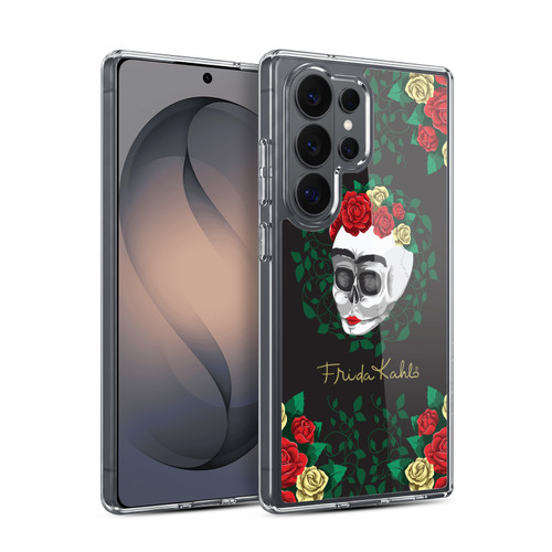 Frida Kahlo Roses Skull Bloom Soft Gel Case for Samsung Galaxy S26 Ultra