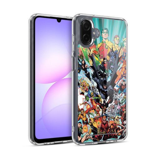 Justice League DC Comics Teen Titans Comic Art #100 Variant Soft Gel Case for Samsung Galaxy A07 4G