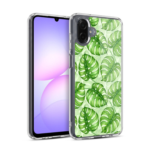 Katerina Kirilova Fruits & Foliage Patterns Monstera Soft Gel Case for Samsung Galaxy A07 4G