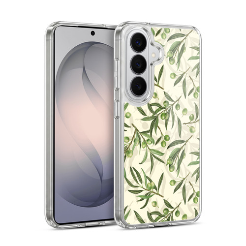 Katerina Kirilova Fruits & Foliage Patterns Olive Branches Soft Gel Case for Samsung Galaxy S26 Plus