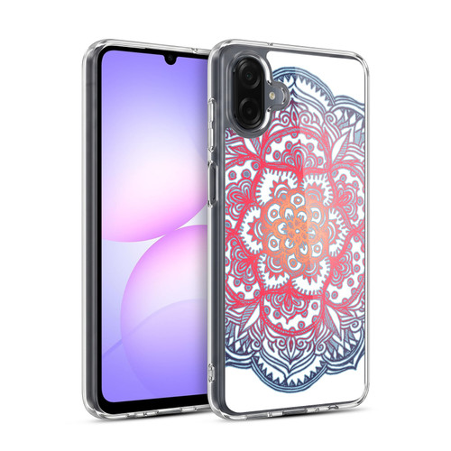 Micklyn Le Feuvre Mandala 3 Radiant Medallion Doodle Soft Gel Case for Samsung Galaxy A07 4G