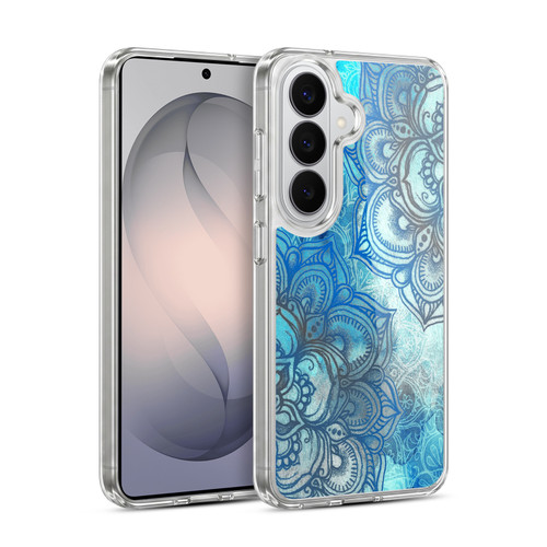Micklyn Le Feuvre Mandala 3 Lost In Blue A Daydream Made Visible Soft Gel Case for Samsung Galaxy S26