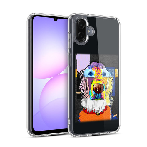 Michel Keck Animal Collage Golden Retriever Soft Gel Case for Samsung Galaxy A07 4G