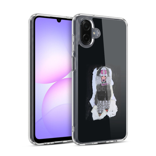 Michel Keck Animal Collage Poodle Soft Gel Case for Samsung Galaxy A07 4G