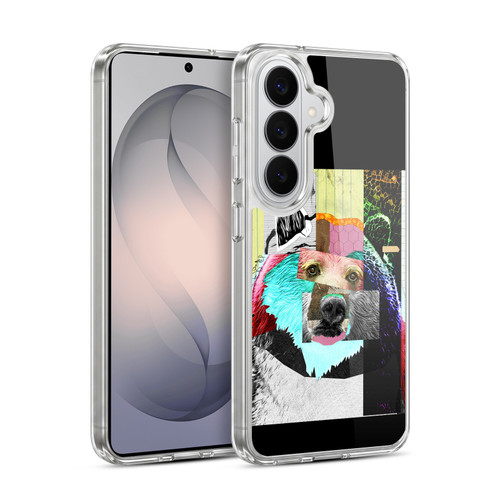 Michel Keck Animal Collage Bear Soft Gel Case for Samsung Galaxy S26