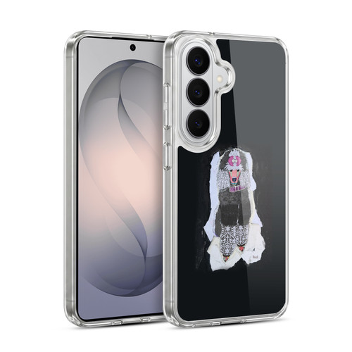 Michel Keck Animal Collage Poodle Soft Gel Case for Samsung Galaxy S26