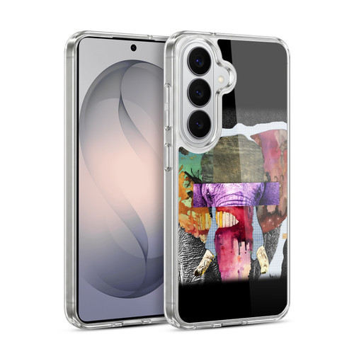 Michel Keck Animal Collage Elephant Soft Gel Case for Samsung Galaxy S26 Plus