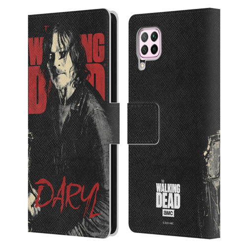 AMC The Walking Dead Season 10 Character Portraits Daryl Leather Book Wallet Case Cover For Huawei Nova 6 SE / P40 Lite