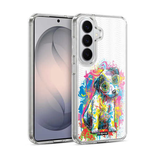 P.D. Moreno Drip Art Cats And Dogs Dog Pose Soft Gel Case for Samsung Galaxy S26