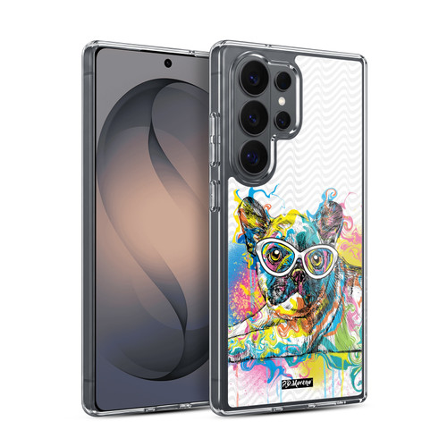 P.D. Moreno Drip Art Cats And Dogs French Bulldog Soft Gel Case for Samsung Galaxy S26 Ultra
