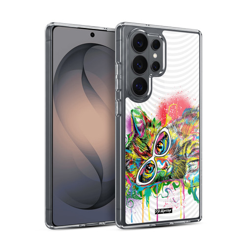 P.D. Moreno Drip Art Cats And Dogs Kitten Sunglasses Soft Gel Case for Samsung Galaxy S26 Ultra