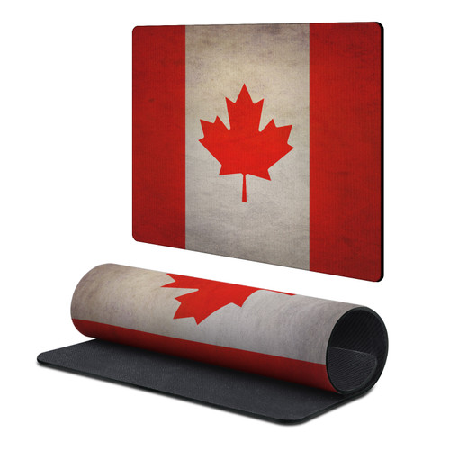 Head Case Designs Football Country Flags Canada Canadian Maple Leaf Gaming Office Desk PC Keyboard Mouse Mat Pad 9.84 x 11.81 x 0.12 inches (250 x 300 mm) - S