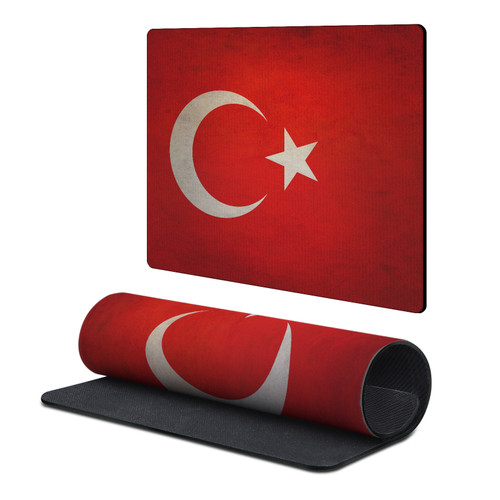 Head Case Designs Football Country Flags 1 Flag of Turkey Turkish Türk Gaming Office Desk PC Keyboard Mouse Mat Pad 9.84 x 11.81 x 0.12 inches (250 x 300 mm) - S