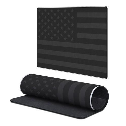 Head Case Designs USA United States of America Flags Monochrome Black Gaming Office Desk PC Keyboard Mouse Mat Pad 9.84 x 11.81 x 0.12 inches (250 x 300 mm) - S