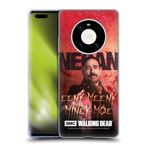 AMC The Walking Dead Negan Eeny Miney Coloured Soft Gel Case for Huawei Mate 40 Pro 5G