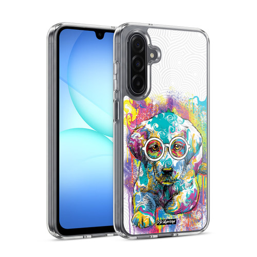 P.D. Moreno Drip Art Cats And Dogs Dog Colourful Soft Gel Case for Samsung Galaxy A17 4G / 5G
