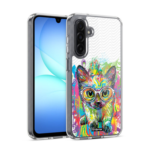 P.D. Moreno Drip Art Cats And Dogs Kitten Colourful Soft Gel Case for Samsung Galaxy A17 4G / 5G
