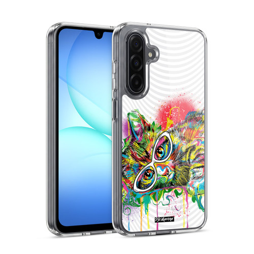 P.D. Moreno Drip Art Cats And Dogs Kitten Sunglasses Soft Gel Case for Samsung Galaxy A17 4G / 5G
