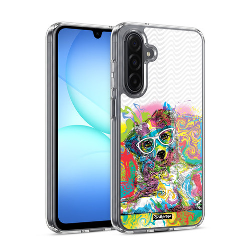 P.D. Moreno Drip Art Cats And Dogs Sunglasses Soft Gel Case for Samsung Galaxy A17 4G / 5G