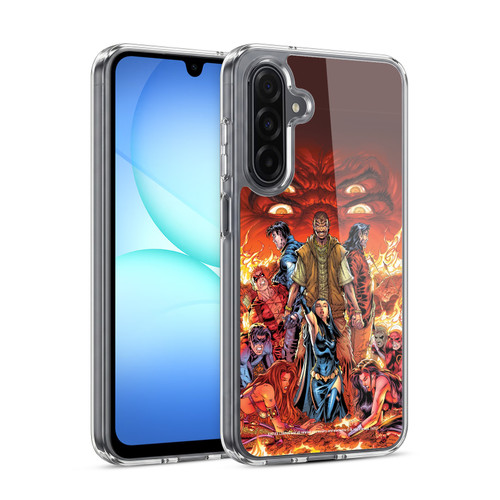 Justice League DC Comics Teen Titans Comic Art #4 Sons Of Trigon Soft Gel Case for Samsung Galaxy A17 4G / 5G